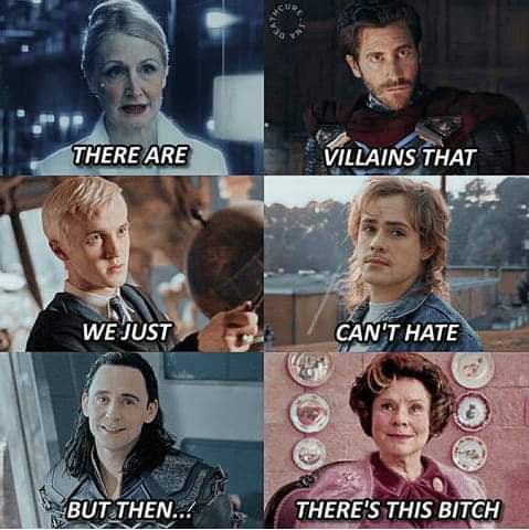 Dolores Umbridge was worse than Voldemort