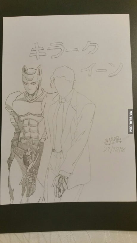 How To Draw Killer Queen & Kira, Step By Step