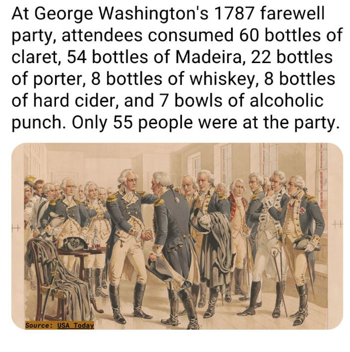 What did a hangover feel like in 1787?