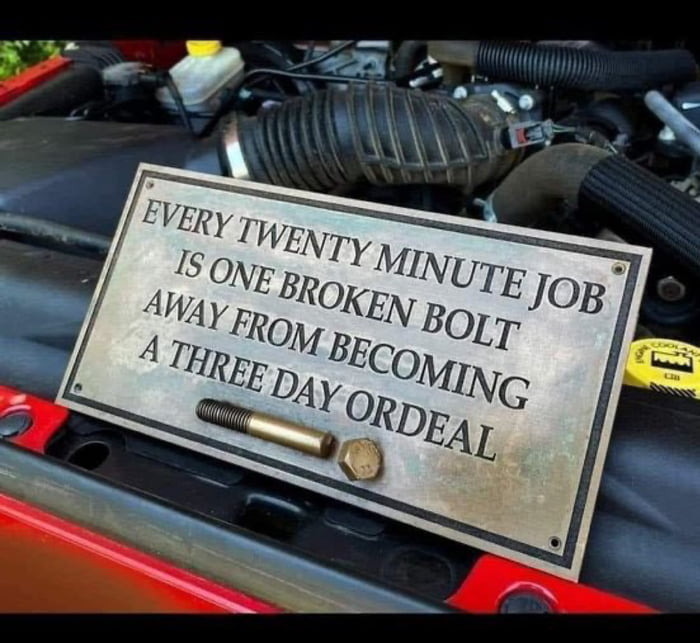 So true, always happens when you least expect it