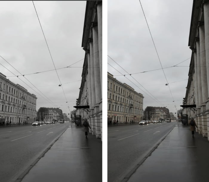 Feel The Difference Between B&w And Color Photo Of Saint Petersburg. - 9GAG