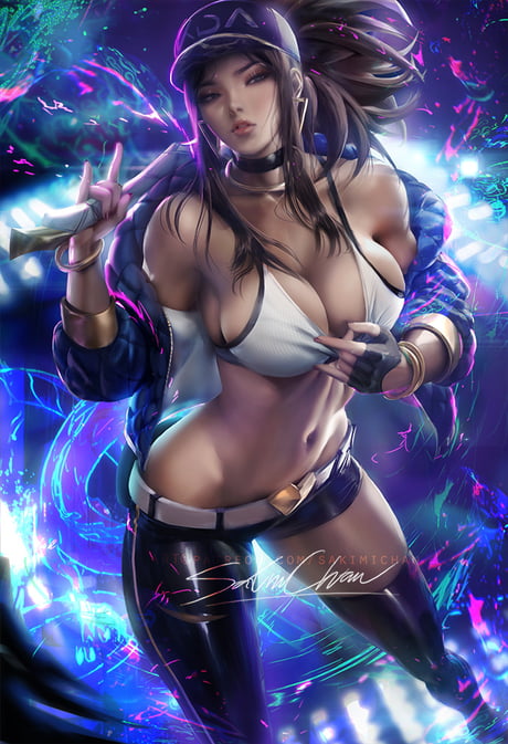 Kda Akali By Sakimichan 9gag