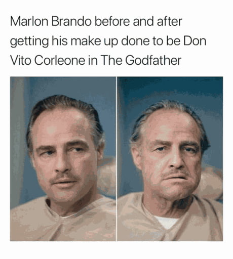 That man was the class act. Marlon Brando 1970's