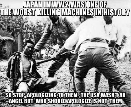 But i guess that the USA let this happen and Japanese even know their own history ,so nothing change.. - 9GAG