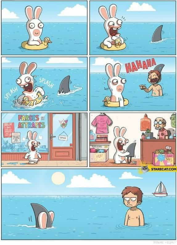 Damn bunny did not noticed your ears? Hahaa XDD ...