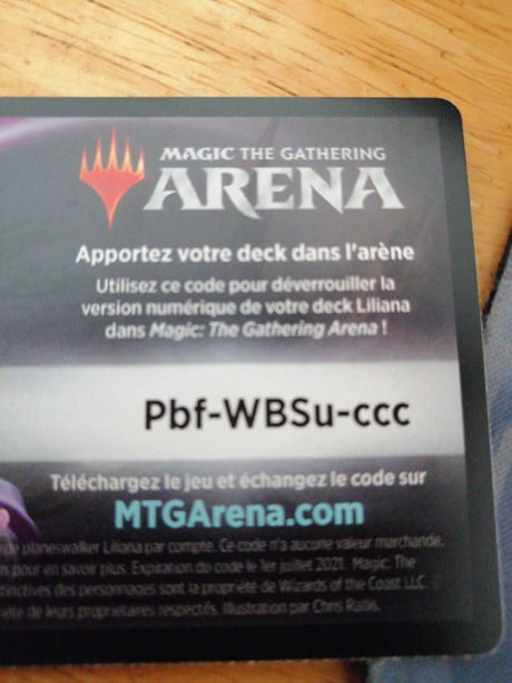 For Magic Arena Players Take This Code 9gag