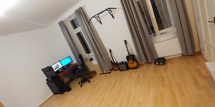 My gf broke up with me after 7 years so this is my new cave.