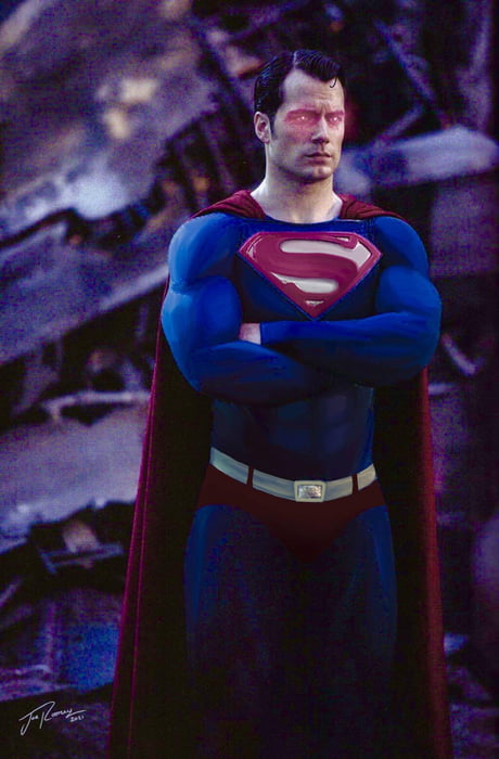 Made a concept edit of my ideal look for Henry Cavill's Superman going  forward! : r/superman