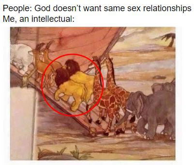 Maybe GOD does want same sex relationships after all... photo