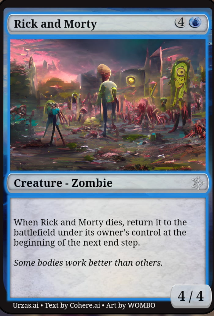 ai-generated-mtg-card-using-the-name-rick-and-morty-9gag