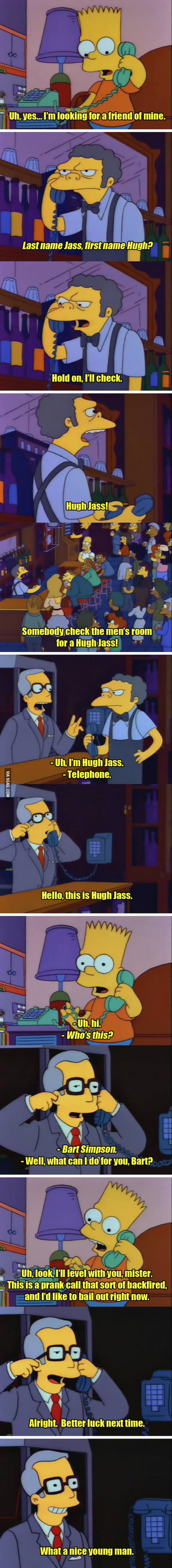 My Favorite Bart Simpson Prank Bit 9gag