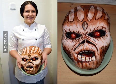 SWEET Factory Luxembourg - Very special birthday cake for a big Iron Maiden  fan! 😍 | Facebook