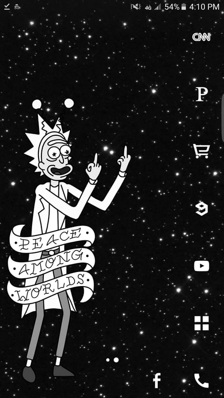 Rick and Morty AMOLED Mobile Wallpaper - 9GAG