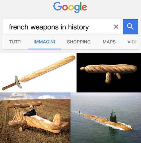 Baguette White Flag 9gag