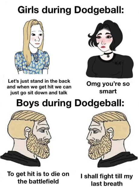 That’s how we play dodgeball