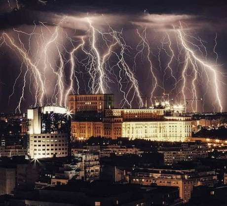 Yesterday's storm in Bucharest,România
