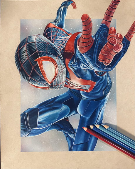 ArtStation - Pencil Drawing of Spider-Man