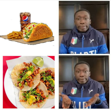 mexican tacos vs american tacos meme