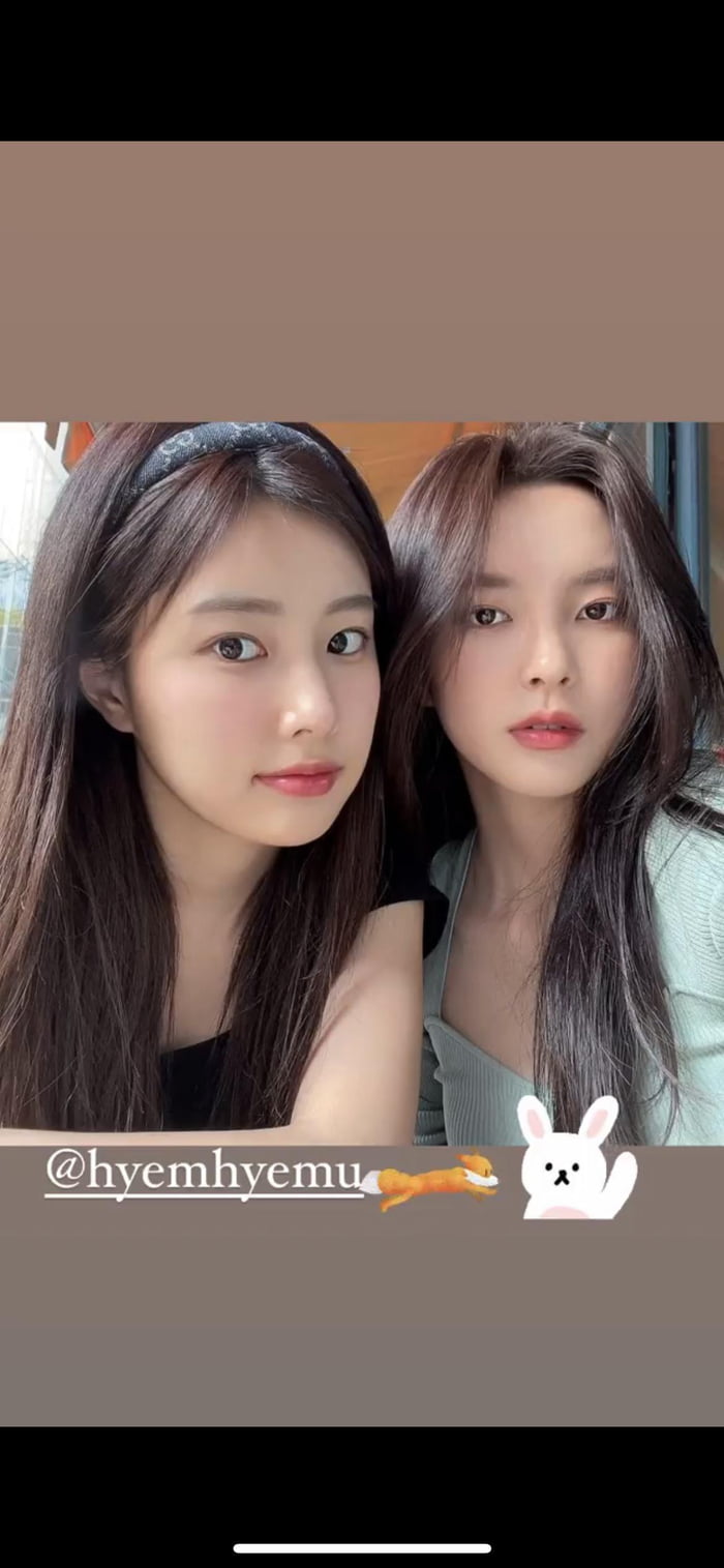 Photo : 210626 Shin Suhyun Instagram Story Update with Kang Hyewon