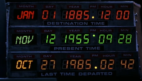 back to the future part iii clock
