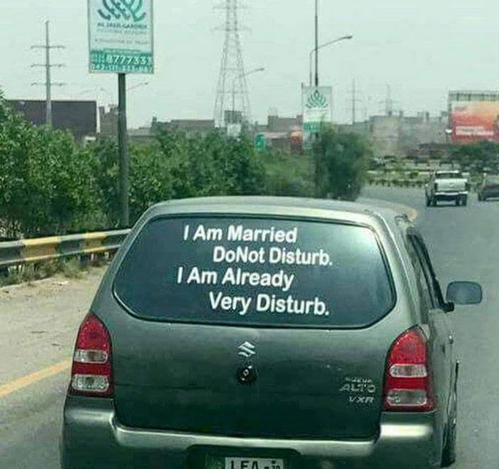 Very disturb