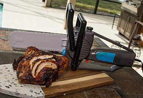 This Chainsaw Turkey Carving Knife Lets You Take Thanksgiving To