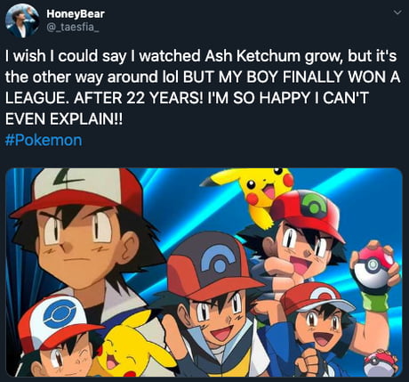 After 22 years, Ash Ketchum is finally a Pokémon champion