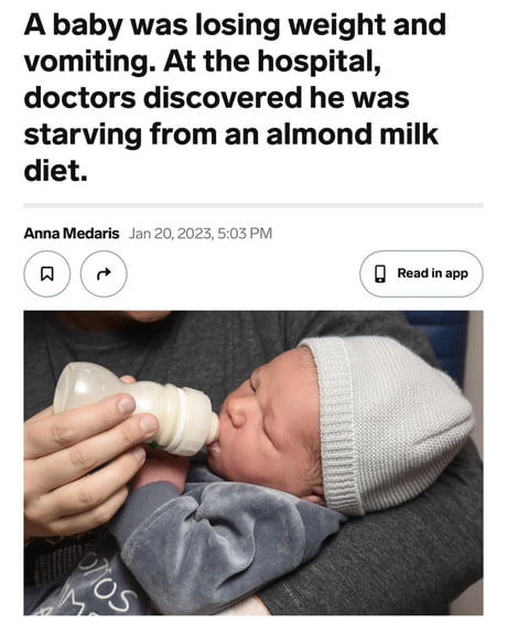 Babies don’t need real milk