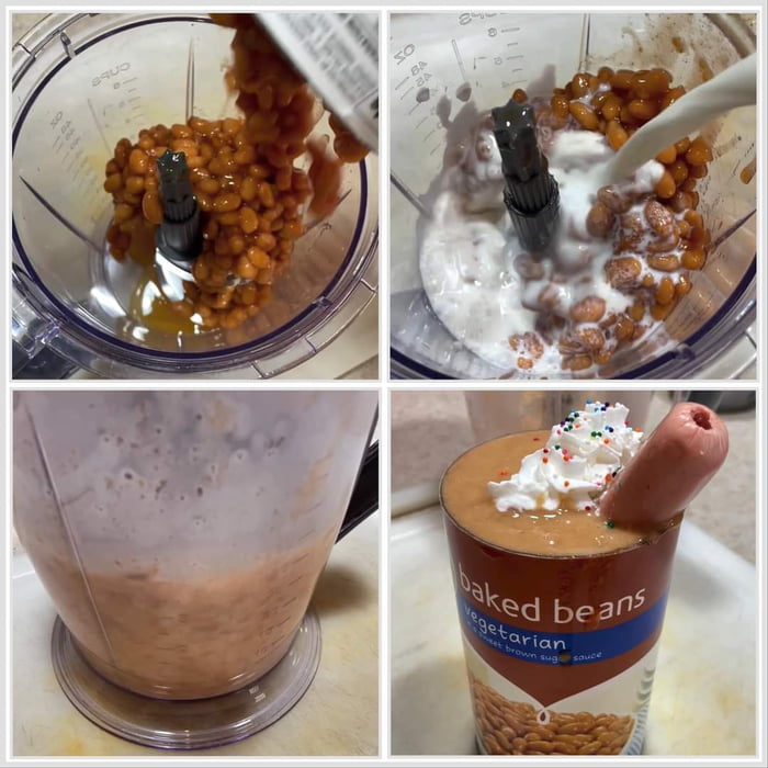 Baked Beans Milkshake Yum 9gag