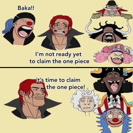 One piece memes - Shanks savage at😁😁😁