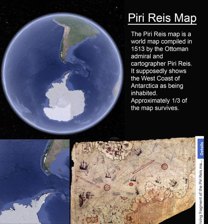 The Piri Reis Map Is A World Map Compiled In 1513 By The Ottoman   AZDq01p 700b 