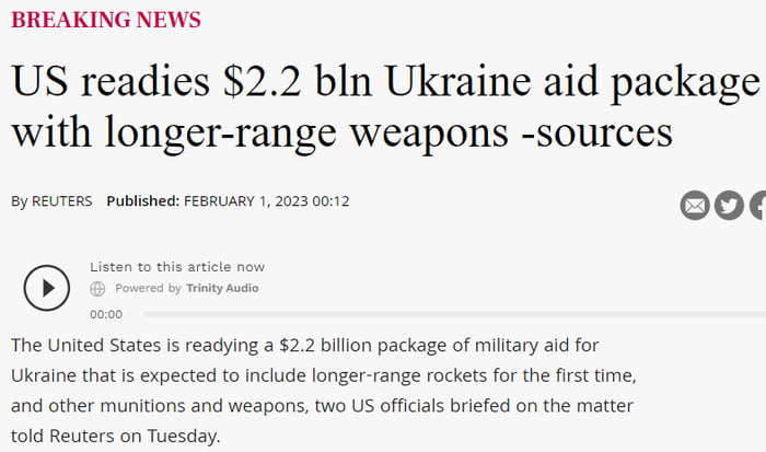 Just In: US Is Going To Send Longer Range Weapons To Ukraine. ATACMS ...