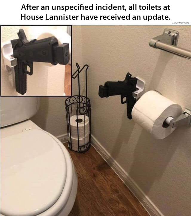 A Lanister always drop his shit.