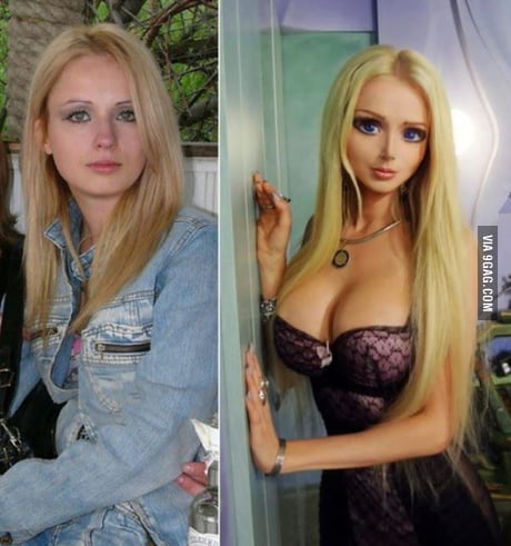 human barbie before after