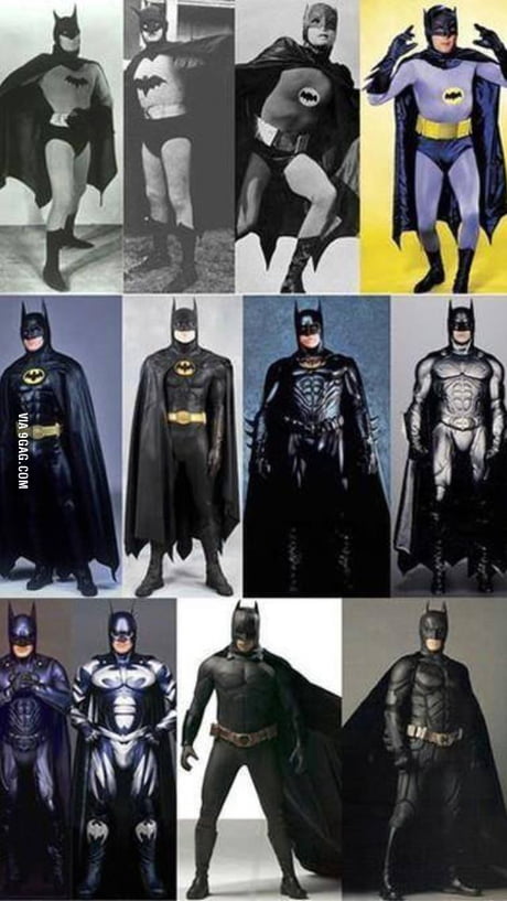 The awesome evolution of the Batman costume - 9GAG