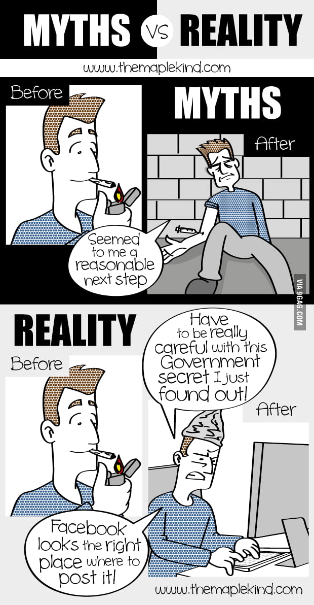 Myths VS Reality - 9GAG