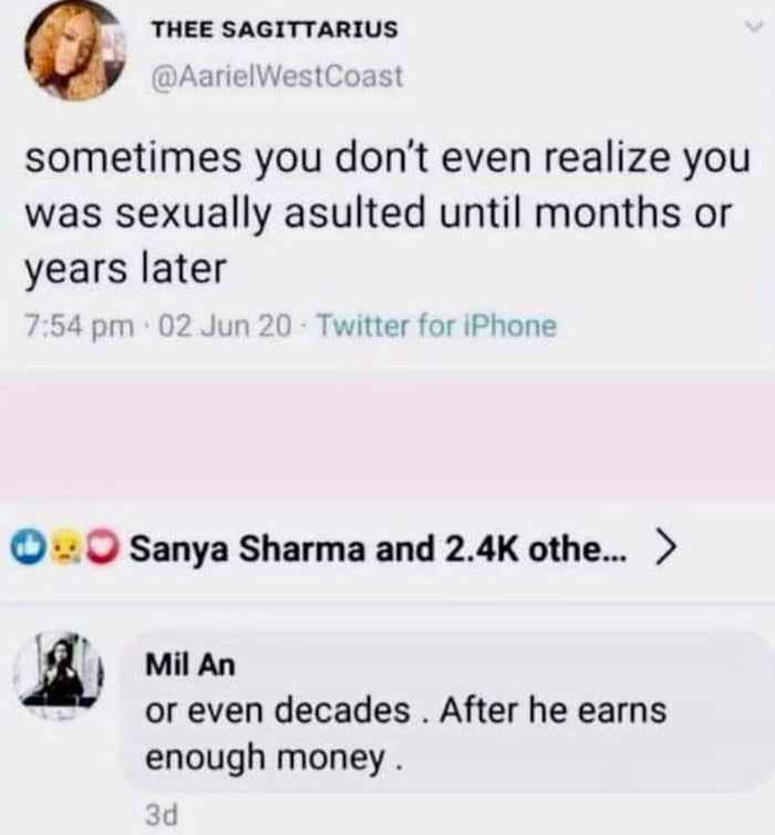Let that sink in