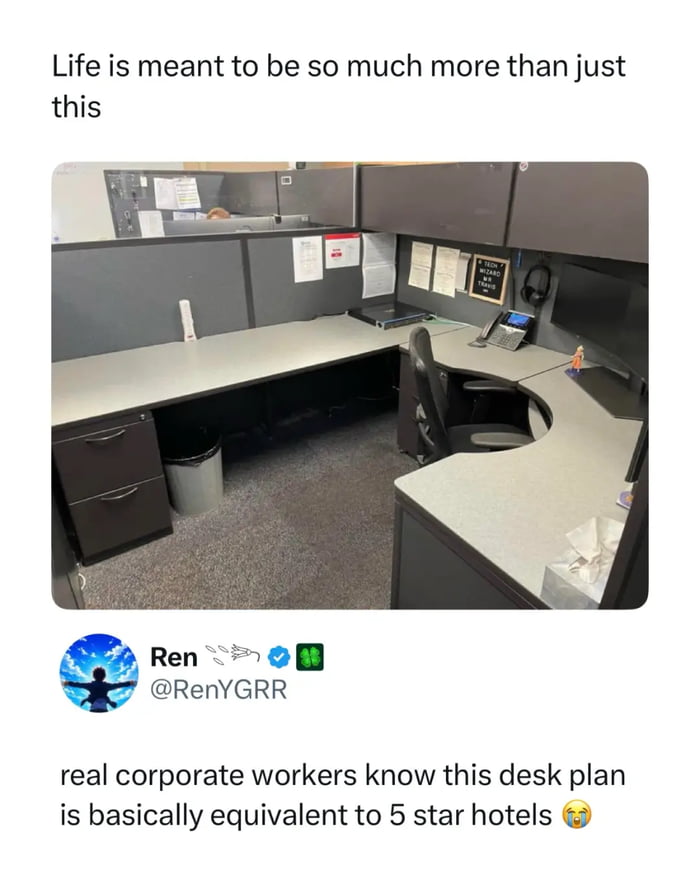 Luxury living in the cubicle jungle