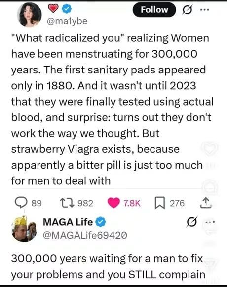 300,000 years of waiting for men to fix it