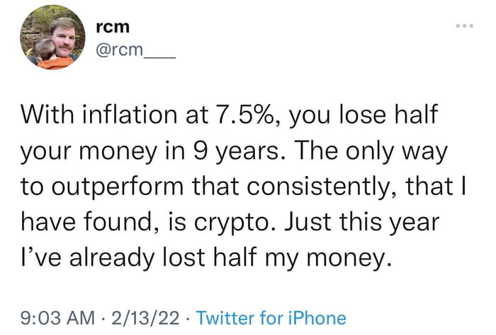 Crypto really said why wait 9 years