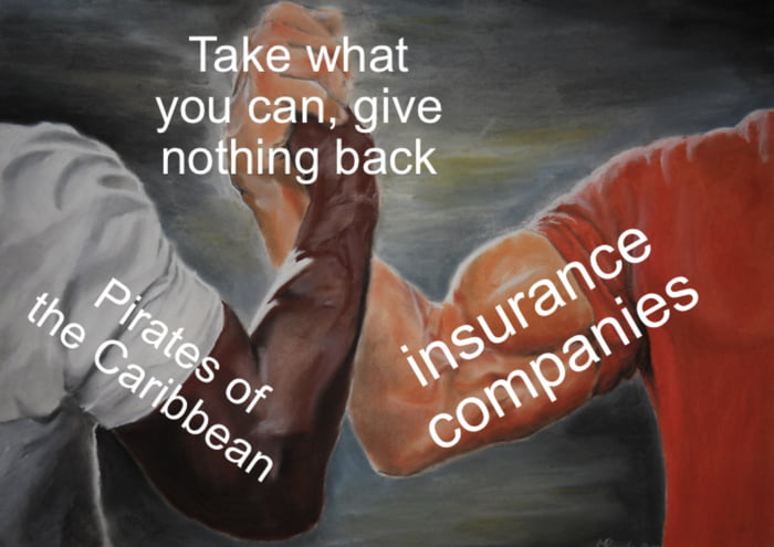 The only benefit of buying insurance is the right to sue the insurance company