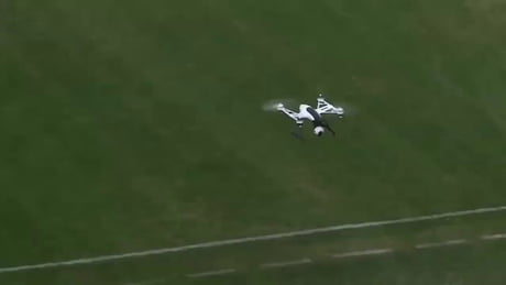 Fans vs Drone:1-0