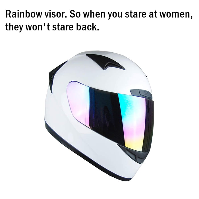Rainbow visor, FTW 9GAG