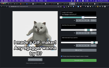I made an online GIF maker! Any 9gagger wanna try it? - 9GAG