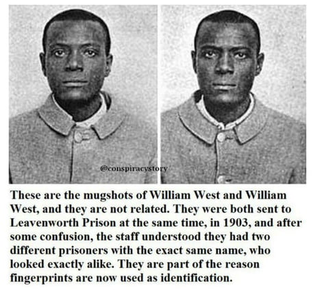 Part of the reason for fingerprint identification