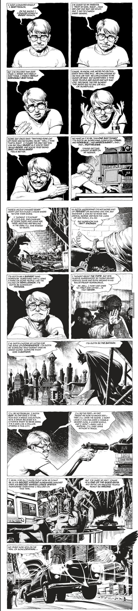 Batman Black & White - An Innocent Guy Part 1 - 9GAG