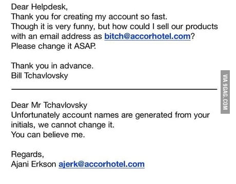 real email addresses funny