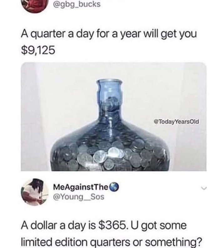 Your math is not mathing