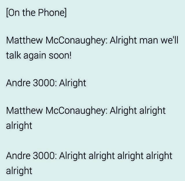 All right? Alright!