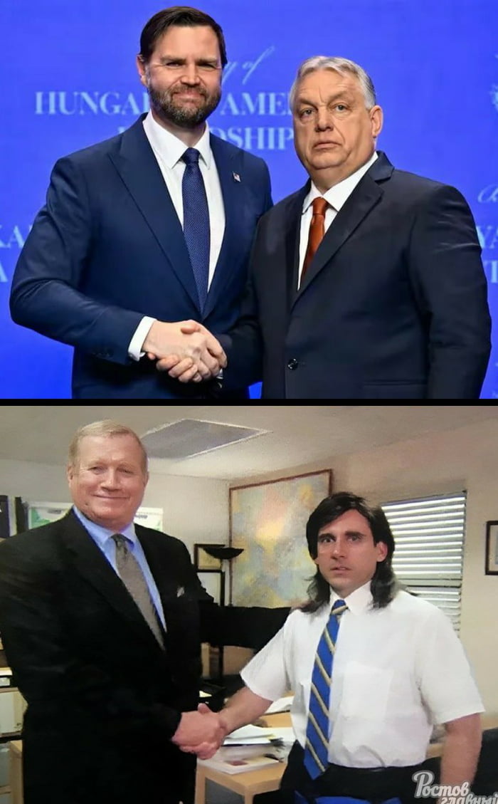 JD Vance and Orban recreates famous meme